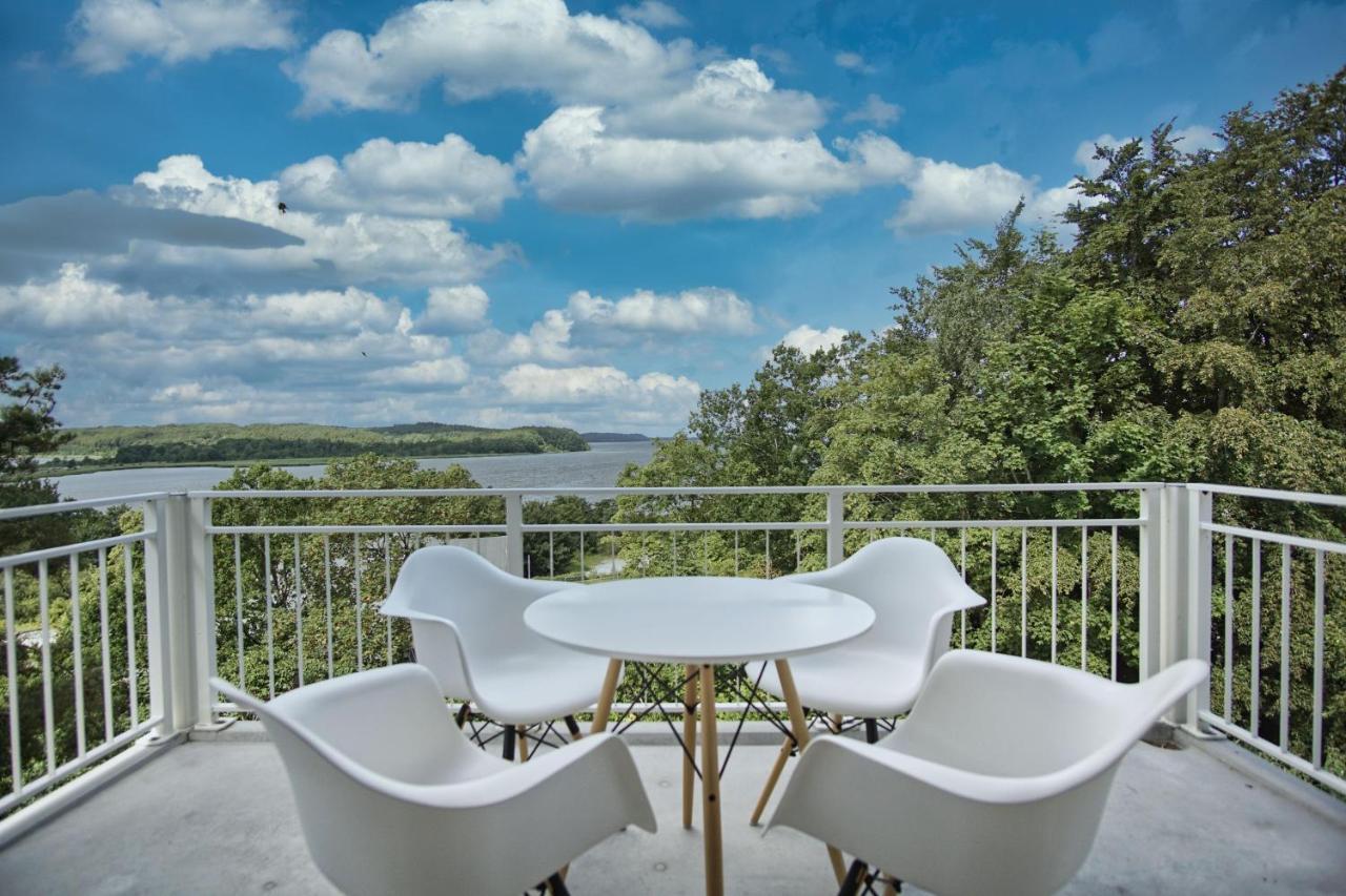 Moderne Ferienwohnung Mit Balkon, Meerblick - Ferienresidenz Zwei Boddenfewo 1-5 Lietzow Buitenkant foto